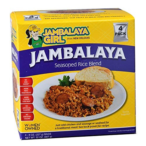 Jambalaya Girl Jambalaya Seasoned Rice Blend, 8 Oz 4 Pack