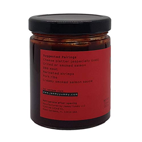 Sweet Red Pepper Jam 7.5Oz - All Natural Jam - Jammy Yummy- No P