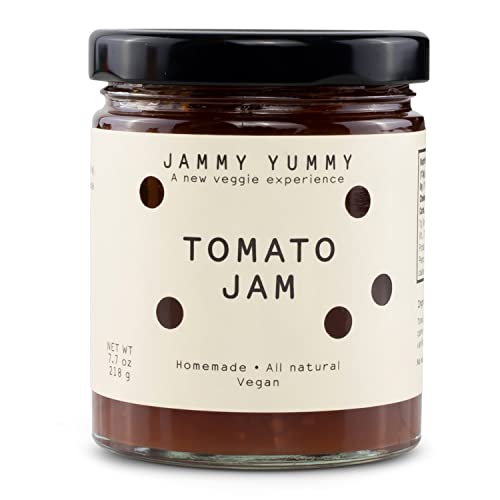 Tomato Jam 7.7 Oz - All Natural Jam - Jammy Yummy- No Pectin Add