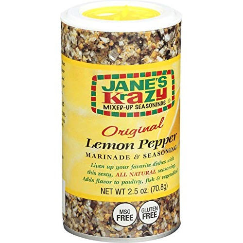 Janes Krazy Seasonings Mixed-Up Lemon Pepper Marinade & Seasoni...
