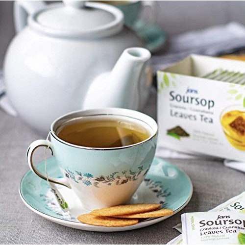 Jans 100% All Natural Soursop Graviola/Guanabana Leaves Tea Box
