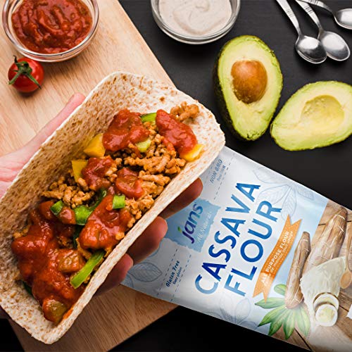 Jans All Natural Cassava Flour 32 Oz 2Lbs | Gluten-Free | Non-