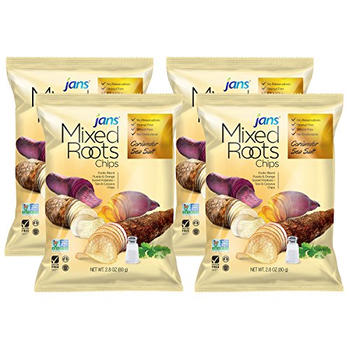 Mixed Roots Chips - All Natural Vegetable Chips Coriander Sea S...