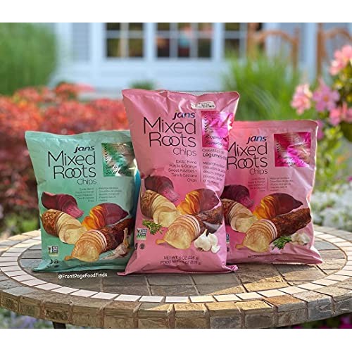 Mixed Roots Chips - All Natural Vegetable Chips Salt & Vinegar,...