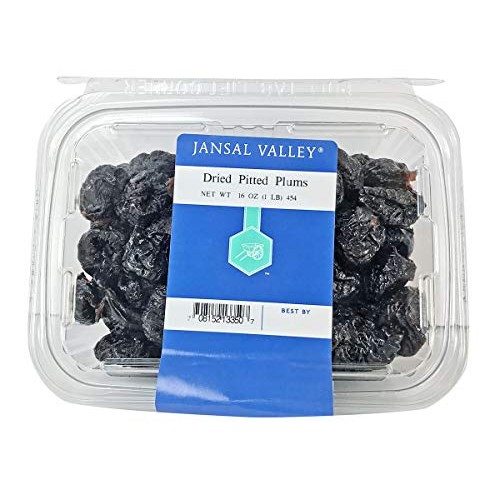 Jansal Valley Dried Pitted Plums, 1 Pound