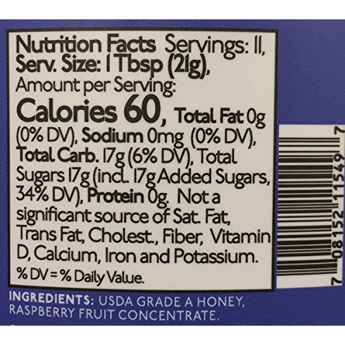 Jansal Valley Raspberry Infused Honey, 8 Ounce