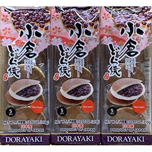 Japanese Dorayaki Baked Bean Cake Pack Of 3 15 Pcs Total 32O