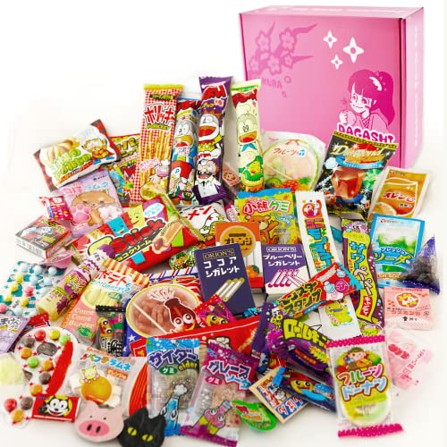 Japanese Candy Snack Assortment BOX 55pcs JAPANESE CANDY SAMURAI