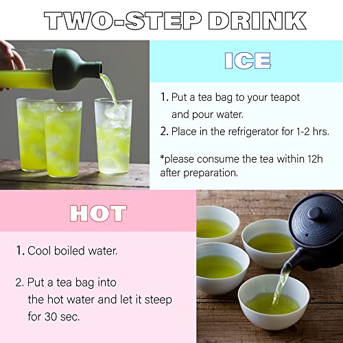 Japanese Tea KIMIKURA | Ryokucha Green tea -100 Tea Bags Bulk -f...