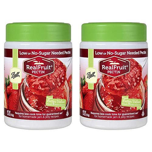Ball Real Fruit, Low Or No-Sugar-Needed Pectin 5.4 Oz Pack Of 2