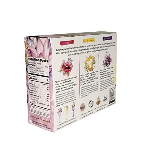 Gift Set – Flower Infused Cocktail Enhancer / Mixer For Champagn
