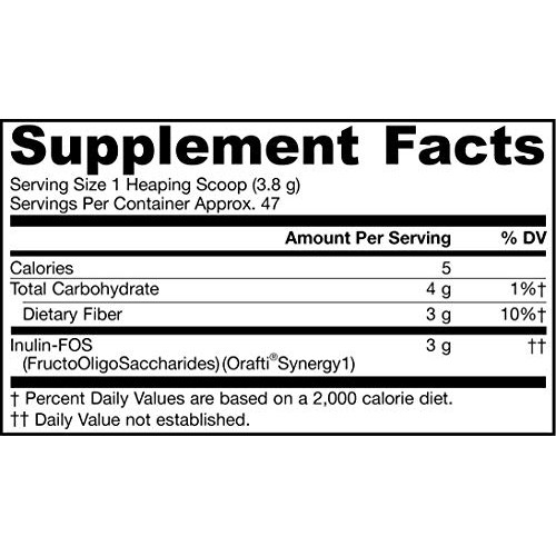 Jarrow Formulas Inulin Fos, Soluble Prebiotic Fibers That Promot