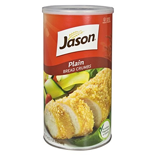 Jason Plain Bread Crumbs, 24-Ounce Resealable Container, No Arti