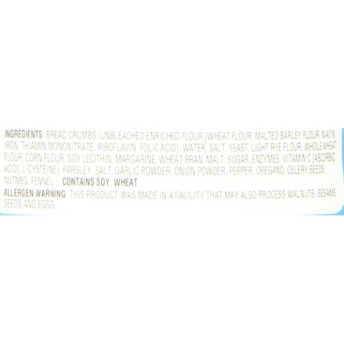 Jason, Seasoned Bread Crumbs, 15Oz Pack Of 6