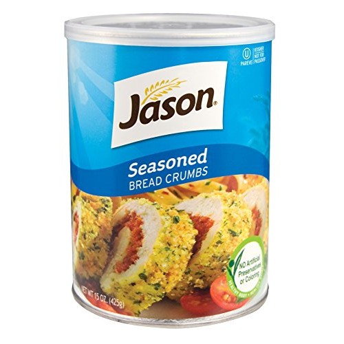 Jason, Seasoned Bread Crumbs, 15Oz Pack Of 6