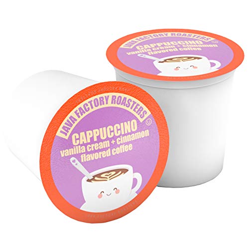 Java Factory Cappuccino Flavored Coffee For Keurig K Cup Brewers