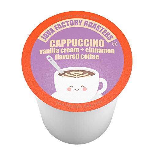 Java Factory Cappuccino Flavored Coffee For Keurig K Cup Brewers