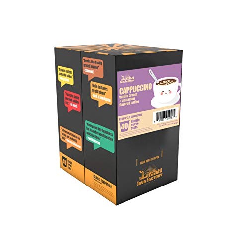 Java Factory Cappuccino Flavored Coffee For Keurig K Cup Brewers