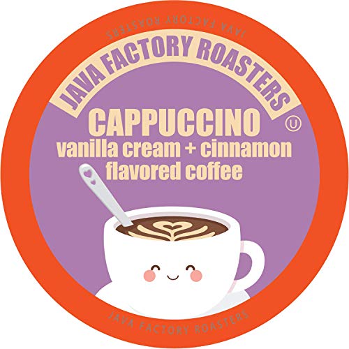 Java Factory Cappuccino Flavored Coffee For Keurig K Cup Brewers