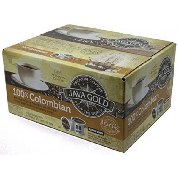 Java Gold 100% Colombian Medium Roast Coffee For Use In All Sin