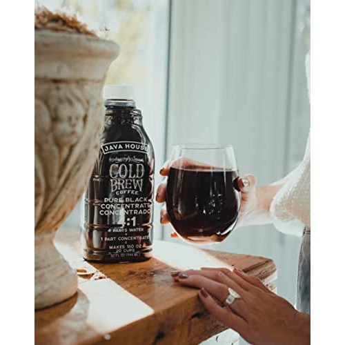 Java House Cold Brew Coffee, Colombian 4:1 Liquid Concentrate, 3