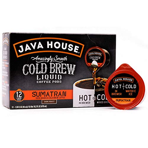 Java House Cold Brew Coffee Concentrate Single Serve Liquid Pods