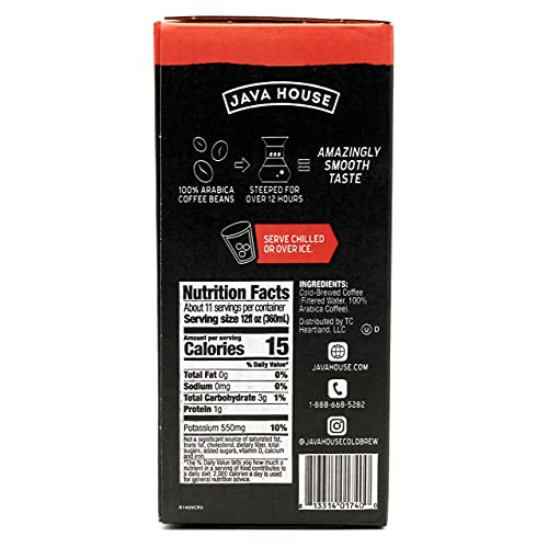 Java House Cold Brew Coffee On Tap, 1 Gallon / 128 Fluid Ounce