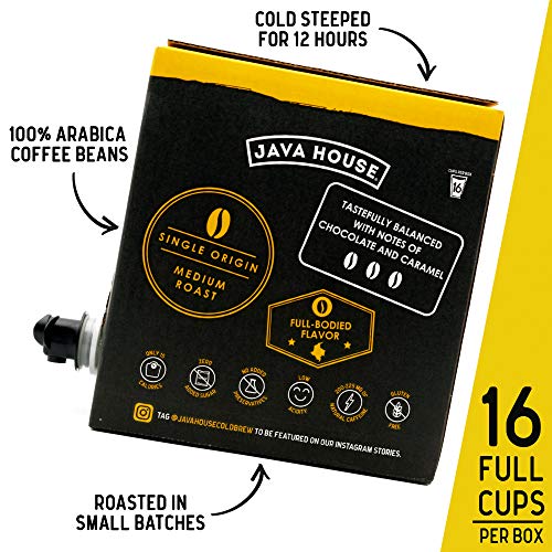 Java House Cold Brew Coffee On Tap, Colombian Black 1 Gallon /