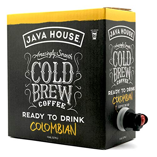 Java House Cold Brew Coffee On Tap, Colombian Black 1 Gallon /