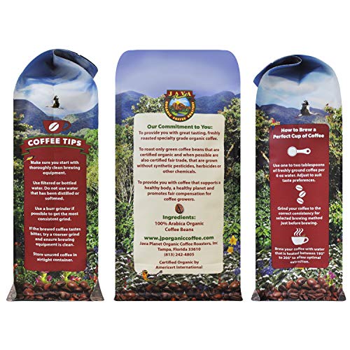 Java Planet - Organic Coffee Beans - Sumatra Indonesia Single Or