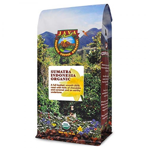 Java Planet - Organic Coffee Beans - Sumatra Indonesia Single Or