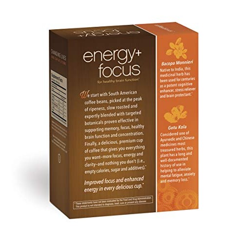 Energy + Focus Coffee - Premium, Gourmet,100% South American Ble