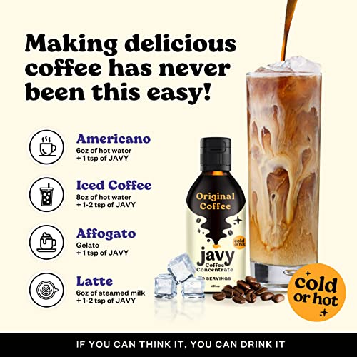 Javy Coffee 30X Cold Brew Coffee Concentrate, Perfect for Instan...