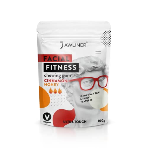 JAWLINER Fitness Chewing Gum 2 months pack Jawline Gum - Sugar...