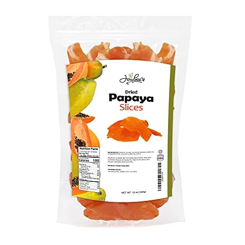 Jaybees Nuts And Dried Fruits - Dried Papaya Slices 15 Oz - Swe