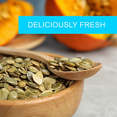 Pumpkin Seeds Pepitas Roasted Unsalted - 32 oz Reusable Containe...