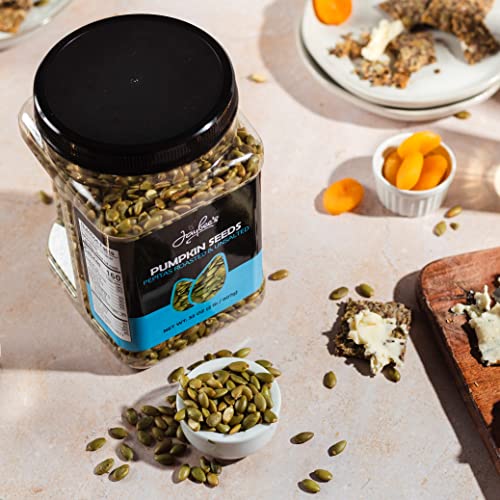 Pumpkin Seeds Pepitas Roasted Unsalted - 32 oz Reusable Containe...