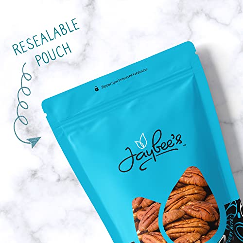 Raw Pecans - 15 oz Resealable Pouch | Whole, Shelled & Unsalted ...