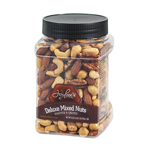 Jaybees Roasted Salted Deluxe Mixed Nuts 18 Oz Great For Holid