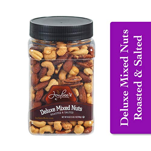 Jaybees Roasted Salted Deluxe Mixed Nuts 18 Oz Great For Holid