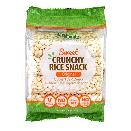 Jayone Crunchy Rice Snack, 2.8 Ounce Pack of 6