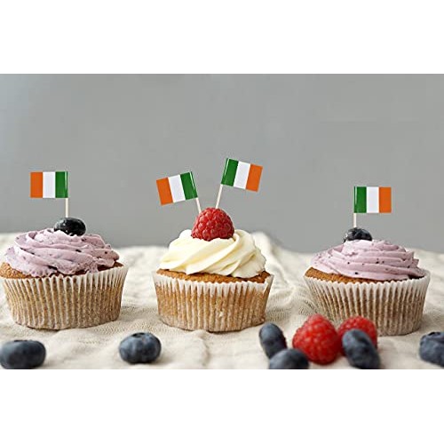 Jbcd 200 Pcs Ireland Flag Toothpicks Irish Flags St. Patricks D