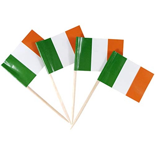 Jbcd 200 Pcs Ireland Flag Toothpicks Irish Flags St. Patricks D