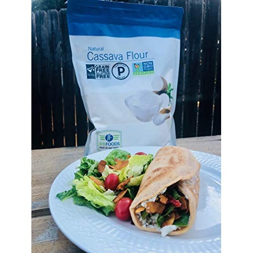 Cassava Flour 2Lbs No Grittiness, No Smell Manioc Or Yuca Flour