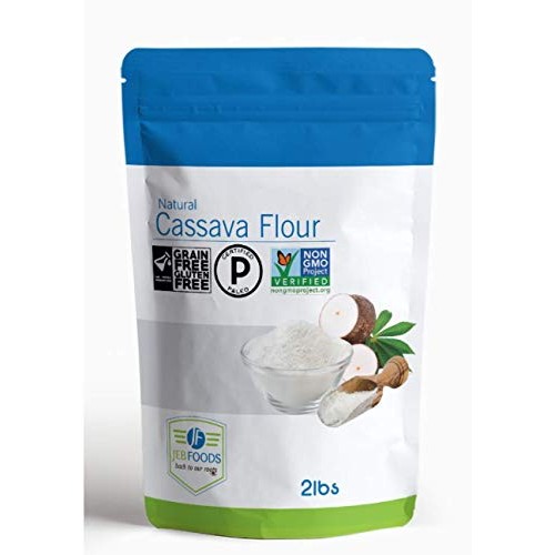 Cassava Flour 2Lbs No Grittiness, No Smell Manioc Or Yuca Flour