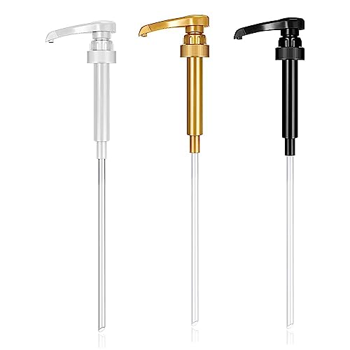 3 piece set Coffee Syrup Pump, Compatible with Torani, DaVinci, ...