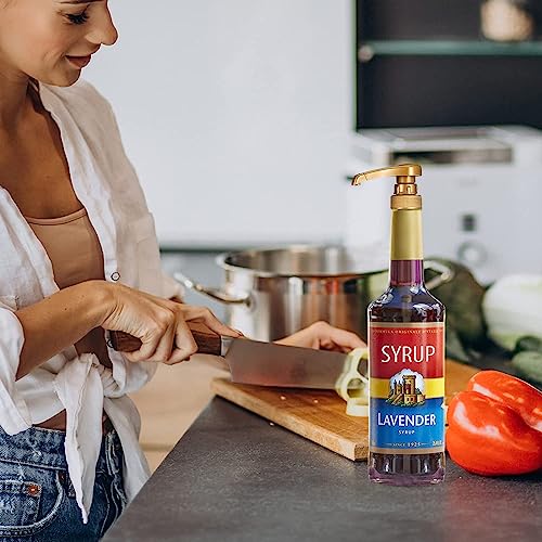 4 Pack Coffee Syrup Pump, Compatible with Torani, DaVinci, Jorda...