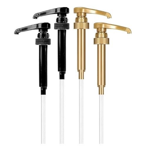 4 Pack Coffee Syrup Pump, Compatible with Torani, DaVinci, Jorda...