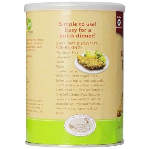 Jeff Nathan Creations Chef Gourmet Panko Seasoned Gluten Free, 1