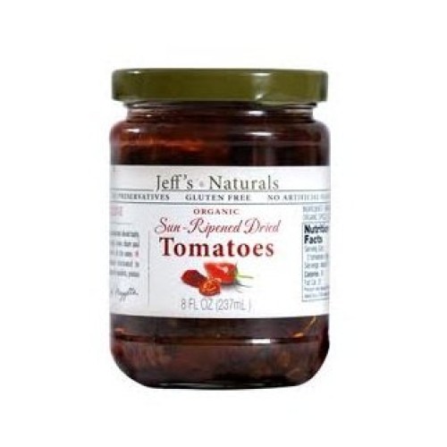 Tomato, 95% Organic, Sn Rpn Drd Oil, 8 Oz Pack Of 6